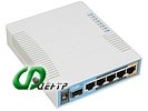Беспроводной маршрутизатор MikroTik "hAP ac RB962UiGS-5HacT2HnT" WiFi + 4 порта LAN 1Гбит/сек.+ 1 порт WAN 1Гбит/сек. + 1 порт SFP + 1 порт USB2.0