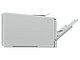 Цветной лазерный принтер HP "Color LaserJet Pro M452dn" A4 (USB2.0, LAN). Вид сбоку.