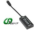 USB microB->HDMI
