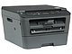 Многофункциональное устройство Многофункциональное устройство Brother "DCP-L2520DWR" A4, лазерный, принтер + сканер + копир, ЖК, серо-черный. Вид спереди 1.