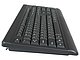 Комплект клавиатура + мышь Комплект клавиатура + мышь Gembird "KBS-8001", беспров., черный. Вид сбоку.