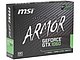Видеокарта MSI "GeForce GTX 1060 ARMOR 3G OCV1 3ГБ". Коробка.