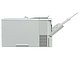 Лазерный принтер Лазерный принтер HP "LaserJet Pro M402dne" A4, 1200x1200dpi, белый. Вид сбоку.