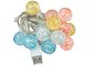 Новогодняя гирлянда ORIENT "Разноцветные шарики" NY1420 (USB). Вид спереди.