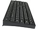 Комплект клавиатура + мышь Комплект клавиатура + мышь Defender "C-915 #1" 45915, беспров., черный. Вид сбоку.