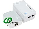 Powerline-адаптер TP-Link "TL-WPA4220 KIT" 2 порта 100Мбит/сек. + WiFi 300Мбит/сек.