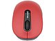 Оптическая мышь Оптическая мышь Microsoft "Bluetooth Mobile 3600" PN7-00014, беспров., 2кн.+скр., красно-черный. Вид сзади.