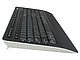 Комплект клавиатура + мышь Комплект клавиатура + мышь Microsoft "Wireless 3050 Desktop" PP3-00018, беспров., черный. Вид сбоку.