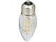 Лампа светодиодная Foton Lighting "FL-LED Filament C35". Вид снизу.