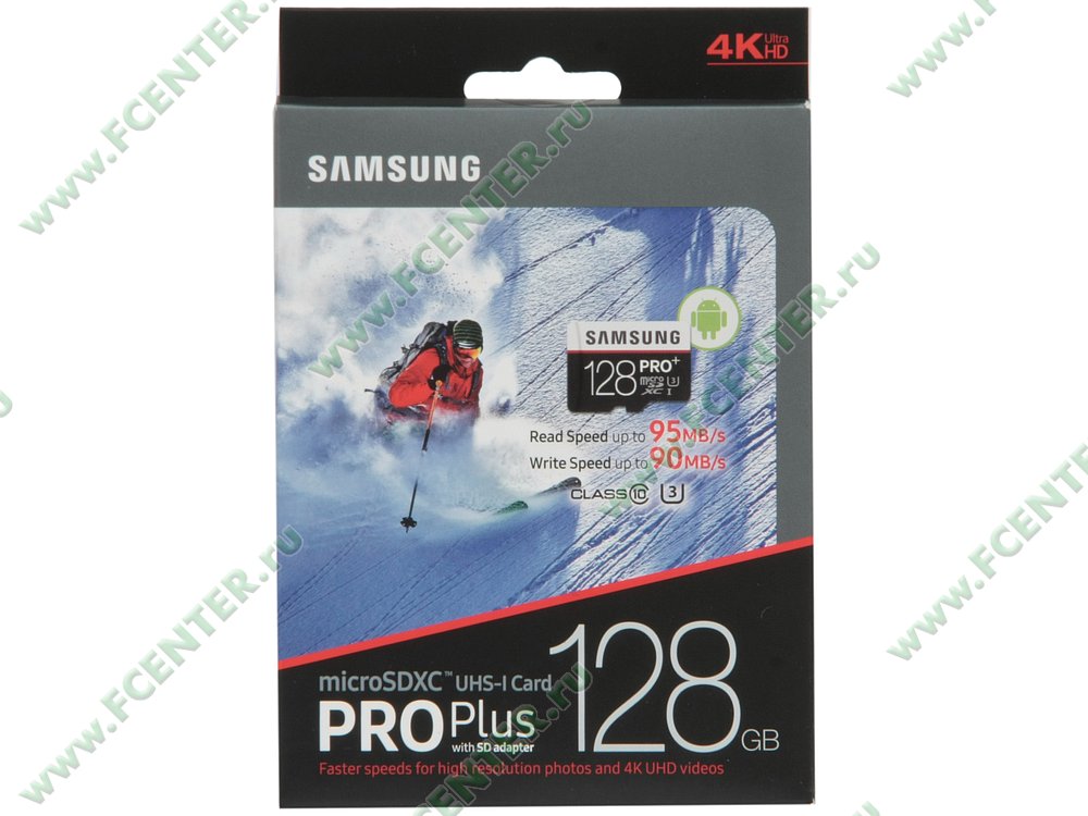 Карта памяти samsung microsdxc 128 гб pro plus