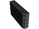 Внешний жесткий диск Внешний жесткий диск 6ТБ Seagate "Backup Plus Hub STEL6000200", черный. Вид спереди.