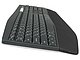 Комплект клавиатура + мышь Комплект клавиатура + мышь Logitech "MK850 Performance" 920-008232, беспров., черный. Вид сбоку.