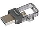 Накопитель USB flash Накопитель USB flash 32ГБ SanDisk "Dual Drive m3.0" SDDD3-032G-G46, OTG, черный. Вид спереди 1.