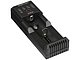 Зарядное устройство Зарядное устройство Robiton "MasterCharger 1B/Plus", 1xA/AA/AAA/C/SC/10440/14500/17500/18500/18490/17670/18650/22650/26650 Ni-MH/Ni-Cd/Li-Ion/LiFePO4. Вид спереди 1.