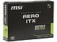 Видеокарта MSI "GeForce GTX 1050 AERO ITX 2G OC 2ГБ". Коробка.