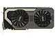Видеокарта Palit "GeForce GTX 1080 Ti JetStream 11ГБ". Вид сверху.