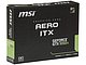 Видеокарта MSI "GeForce GTX 1050 Ti AERO ITX 4G OCV1 4ГБ". Коробка.