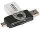 Картридер USB-C OTG/USB3.0 Ginzzu "GR-588UB". Вид сбоку.