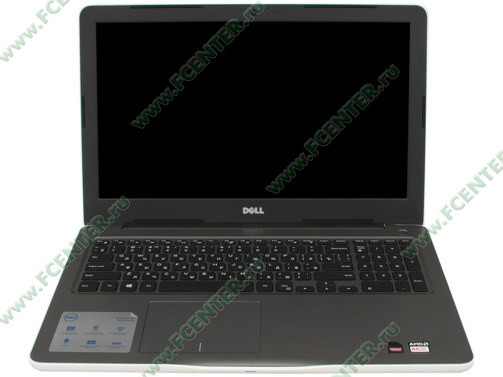 Ноутбук Dell "Inspiron 5565". Вид cпереди 1.