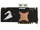 Видеокарта GIGABYTE "GeForce GTX 1080 Ti AORUS WATERFORCE WB Xtreme 11ГБ". Вид снизу.