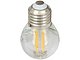 Лампа светодиодная Foton Lighting "FL-LED Filament G45". Вид снизу.