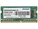 Модуль оперативной памяти Модуль памяти SO-DIMM 4ГБ DDR4 SDRAM Patriot "PSD44G240041S". Вид сверху.