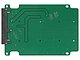 Переходник SATA<->mSATA Espada "EmSSATA3". Вид снизу.