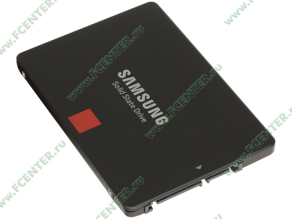 SSD-диск SSD диск 2000ГБ 2.5" Samsung "860 PRO" MZ-76P2T0BW. Вид спереди.