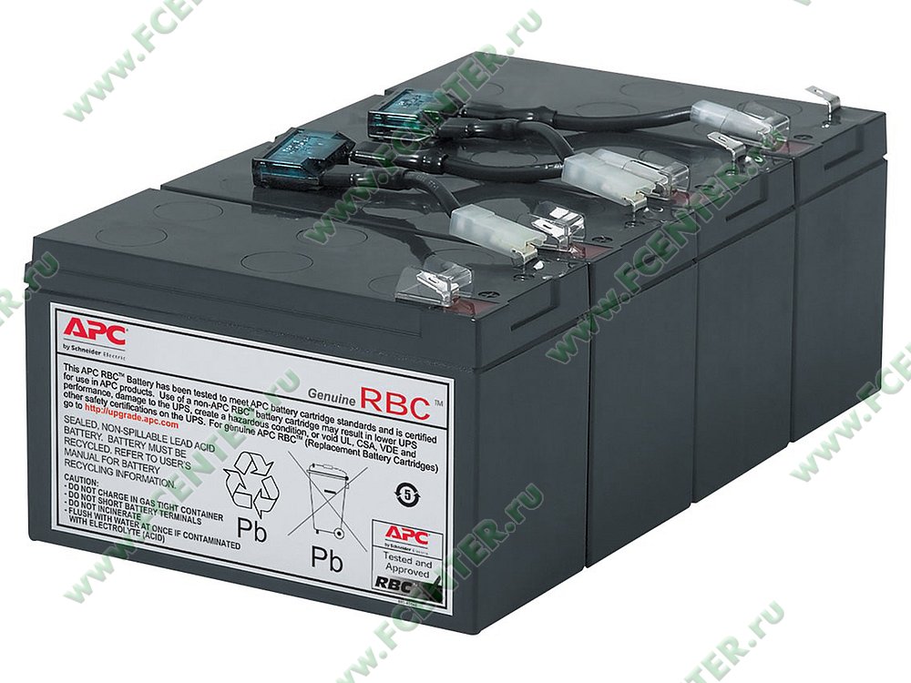 Батарея аккумуляторная Батарея аккумуляторная APC Replacement Battery Cartridge #8 RBC8. Фото производителя.