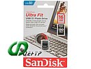 Накопитель USB flash 16ГБ SanDisk "Ultra Fit" SDCZ430-016G-G46, черный