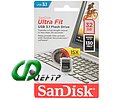 Накопитель USB flash 32ГБ SanDisk "Ultra Fit", черный