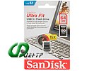 Накопитель USB flash 64ГБ SanDisk "Ultra Fit" SDCZ430-064G-G46, черный