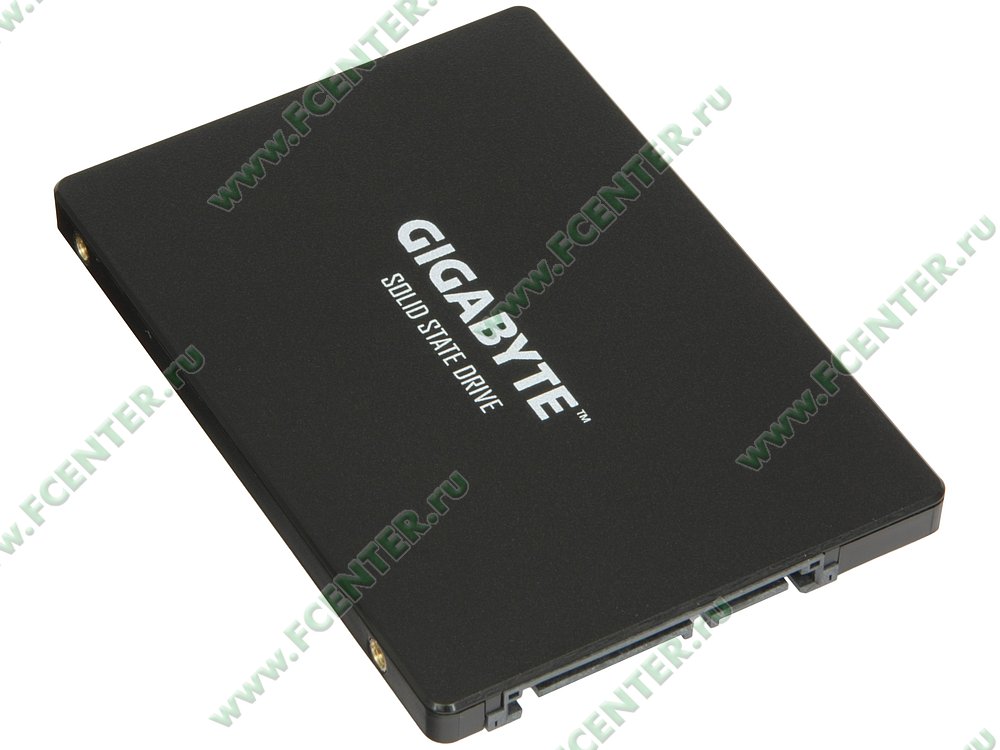 SSD-диск SSD диск 120ГБ 2.5" GIGABYTE "GP-GSTFS31120GNTD". Вид спереди.