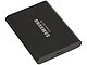 Внешний SSD-диск Внешний SSD диск 1ТБ Samsung "T5" MU-PA1T0B/WW, черный. Вид спереди.