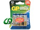 Батарейка GP "Ultra Plus GP15AUPNEW-CR4" 1.5В AA