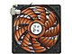 Кулер для процессора Thermaltake "BigTyp 120 VX" CL-P0310-01. Вид сверху.