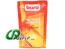 Чистящее средство влажные салфетки Buro "BU-Zsurface" запасной блок, для поверхностей