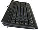 Клавиатура Клавиатура Microsoft "Wired Keyboard 600" ANB-00018, 104+5кн., водостойкая, черный. Вид сбоку.