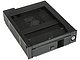 Съемный контейнер Съемный контейнер Agestar "SMRP" для 3.5" SATA HDD, замок, 1вент., черный. Вид спереди 1.
