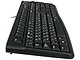 Клавиатура Клавиатура Logitech "K120 Keyboard", 105кн., черный. Вид сбоку.