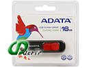 Накопитель USB flash 16ГБ ADATA "Classic C008" AC008-16G-RKD, черно-красный