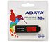 Накопитель USB flash Накопитель USB flash 16ГБ ADATA "Classic C008" AC008-16G-RKD, черно-красный. Коробка.