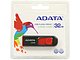 Накопитель USB flash Накопитель USB flash 32ГБ ADATA "Classic C008" AC008-32G-RKD, черно-красный. Коробка.