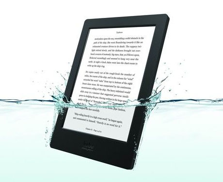 Устойчивая к погружению в воду электронная книга Kobo Aura H2O