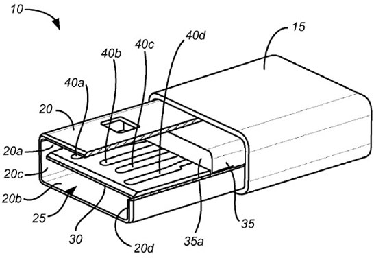 Симметричный USB-разъём Type-A (версия Apple)