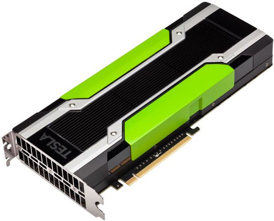 Ускоритель расчётов NVIDIA Tesla K80 на двух графических процессорах GK210