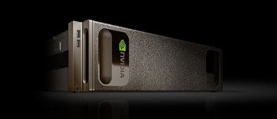 Полочный компьютер NVIDIA DGX-1 высотой 3U с 8-ю GPU GP100