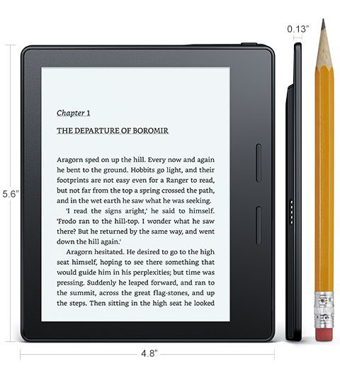 Электронная книга Amazon Kindle Oasis без обложки