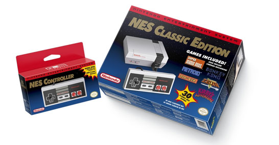 Комплект поставки NES Classic Edition