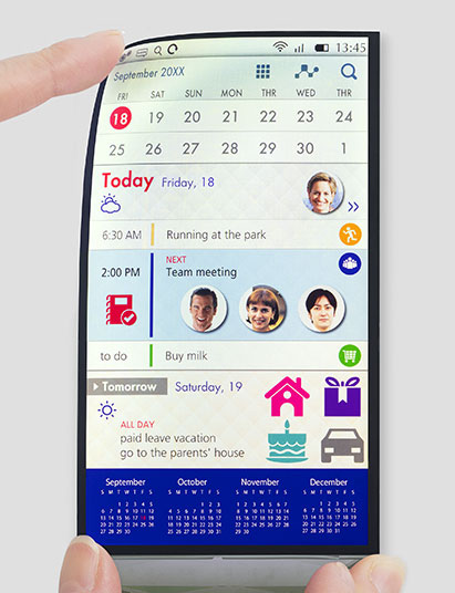 Пластиковый дисплей для смартфонов (Japan Display)